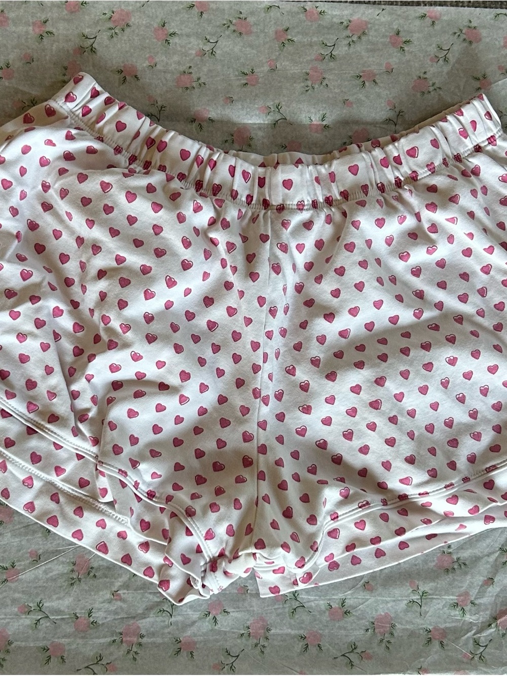 Roller Rabbit White Pajama Set with Pink Heart Print - Picture 2 of 7